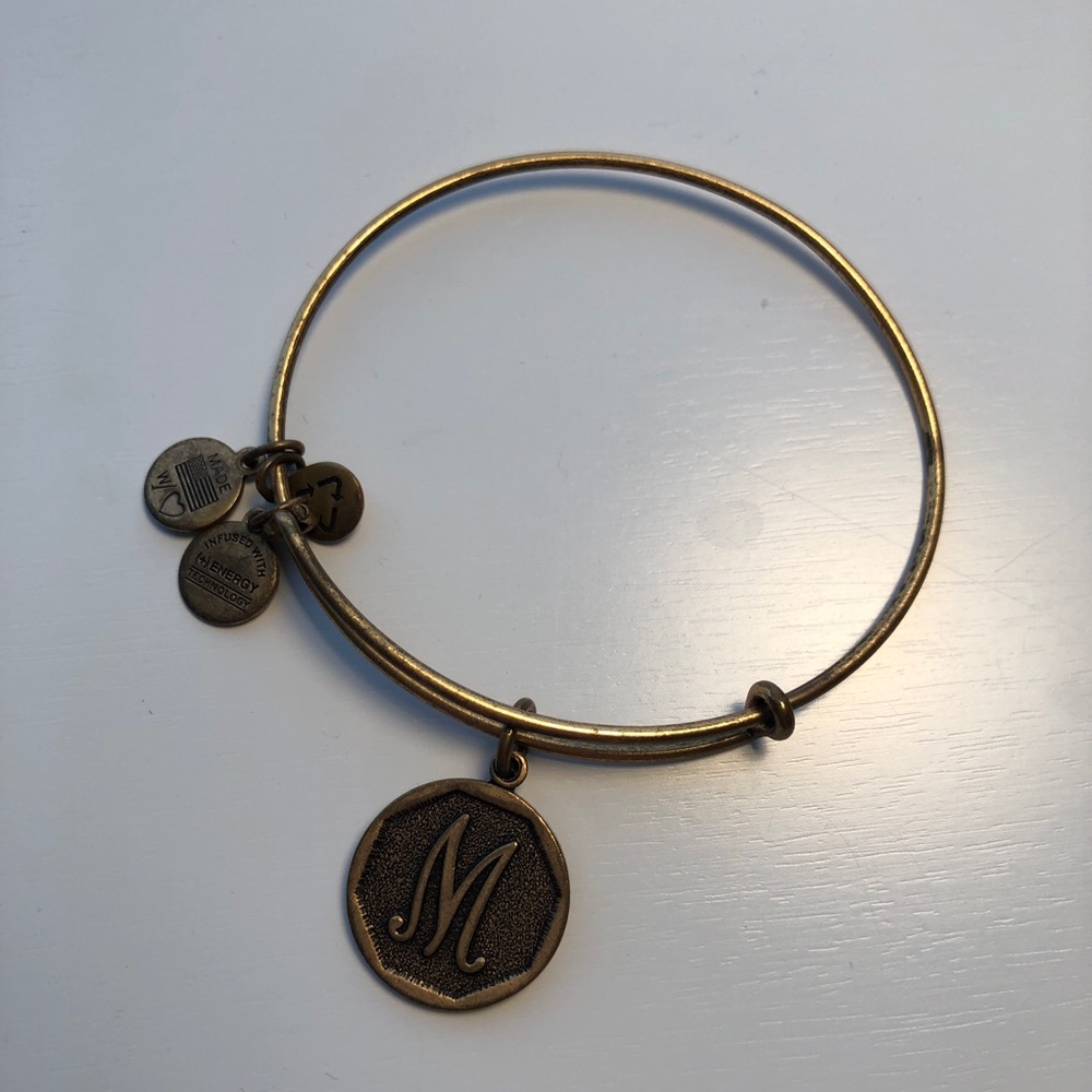 Alex and Ani Initial M Bangle